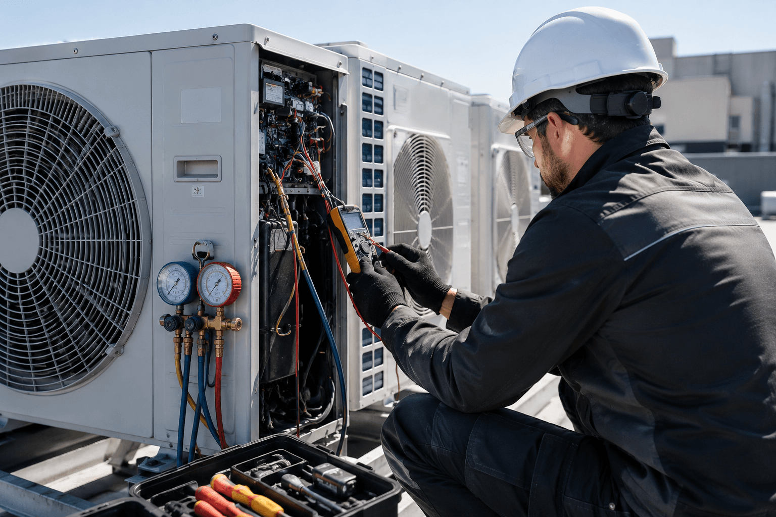 Travaux d'installation complète, de réparation et maintenance de climatisation et d'équipement de conditionnement de l'air - photo 1
