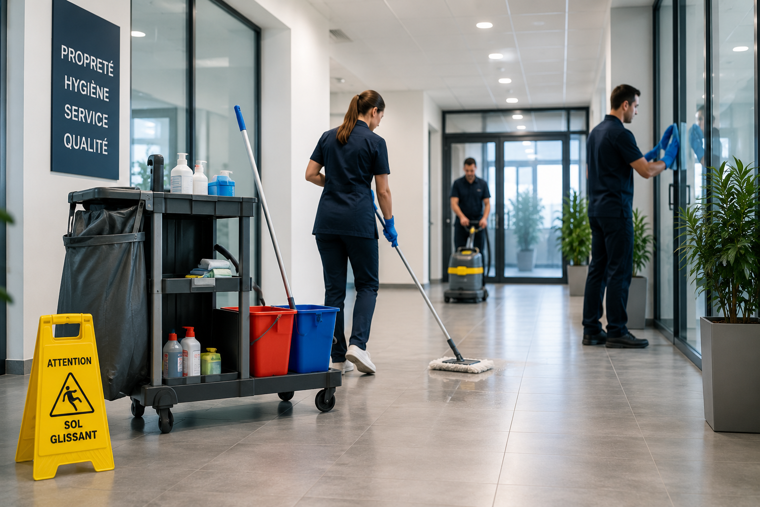 Groupe spécialisé en nettoyage professionnel